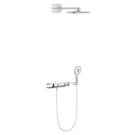 GROHE Rainshower SmartControl Regendoucheset Opbouw - hoofddouche 36cm - handdouche rond 13cm - wandarm 45cm -chroom SW97593