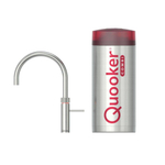 Quooker Fusion Round kokendwaterkraan - draaibare uitloop - Combi+ reservoir - Warm / kokend water - RVS SW299689