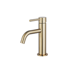 Fortifura Calvi Slim Wastafelkraan - 17.3cm - opbouw - Geborsteld Messing PVD (Goud) - (beschadigd) OUTLET UDEN STORE33685
