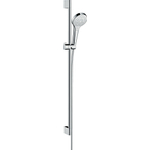 Hansgrohe Croma Select S Multi glijstangset met Croma Select S Multi handdouche 90cm met Isiflex`B doucheslang 160cm wit/chroom 0605300