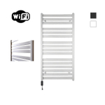 Sanicare HVW - Moda electrische WifiRadiator - 120x60cm - mat wit met thermostaat zwart - linksonder SW1185679