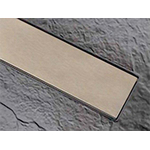 Xenz Soft douchebakafvoer Linear cover geborsteld goud SW1002381