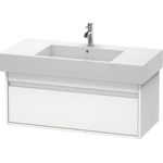 Duravit Ketho Wastafelonderkast 100x45.5x41cm 1 lade Standaard greep met softclose spaanplaat wit Mat 0280201