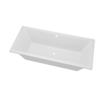 Zeza Square Ligbad - 170x75cm - acryl - glans wit SW1015085