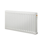 Radson Yali Digital elektrische paneelradiator 80x30cm 750watt inclusief wandconsoles staal Wit SW453222