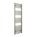 Sanicare design radiator midden aansluiting recht 160 x 45 cm inox-look SW420029