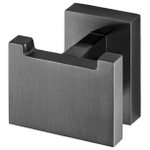 Haceka Edge Handdoekhaak - dubbel - grafiet gunmetal SW654126