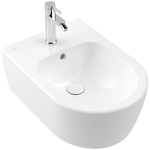 Villeroy & boch Avento wandbidet 37x53 1 kraangat met overloop Ceramic+ stone white SW209385