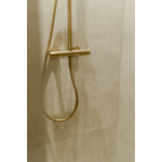 Fortifura Calvi doucheslang Glad Geborsteld Messing PVD (Goud) 150cm SW767381