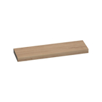 Saniclass Massief eiken wastafelblad 160x50x10cm zonder kraangat Hout Smoked oak SW371905