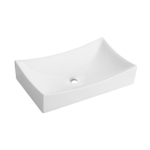 Wiesbaden Slide opzetwastafel 65,5 x 39,5 x 13,5 cm glans wit SW65827