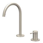 IVY Bond Wastafelmengkraan - 2-gats - bladmontage - uitloop - coldstart - Geborsteld nickel PVD SW1030769