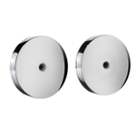 Smedbo Xtra Bevestigingsplaat - 4x4x0.6cm - zelfklevend - Zinklegering Chroom SW421730