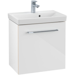 Villeroy en boch Avento wastafelonderkast 512x520x348 1xdeur scharn.links crystal white SW59879