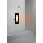 Sunshower Round Small One infrarood opbouw incl. installatieset hoek 95x33x25cm inclusief 5 jaar garantie Black SW773812