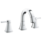 GROHE Grandera waterbesparende wastafelkraan met lage uitloop met waste chroom 0437829