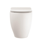 Crosswater Glide II Staand Toilet - 36.5x51x42.5cm - spoelrandloos - zonder zitting - mat wit SW765680