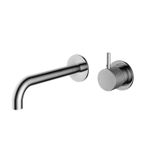 Hotbath Cobber X afbouwdeel met inbouwdeel voor wastafelmengkraan met 18cm uitloop zwart mat SW543482