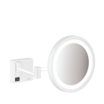 Hansgrohe Addstoris make-up spiegel led 3x vergroting mat wit SW651159