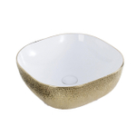 Best Design Royal opbouw waskom vierkant 42.5x42.5cm goud SW653916