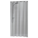 Sealskin Hammam Douchegordijn PEVA 180x200 cm Transparant/Zilver SW23136
