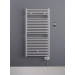 Instamat Robina elektrische radiator 60x121cm 600watt inclusief wandconsoles Soft zwart SW793841