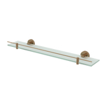 Haceka Kosmos Planchet - 60x12cm - glas - geborsteld koper SW955716