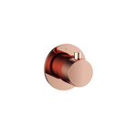 Hotbath Cobber afbouwdeel inbouw stopkraan roze goud SW230553