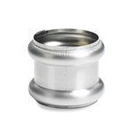 Rheinzink WB dubbele overschuifwrong Ø80mm 2420565