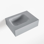 Mondiaz LEX Fontein - 40x30x12cm - wasbak Links - zonder kraangaten - solid surface - Plata SW1026065