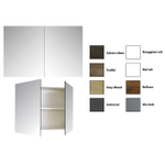 Sanicare Qlassics spiegelkast 100x60x15cm met 2 dubbelzijdige spiegeldeuren hoogglans wit SW17916