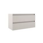 Adema Chaci Badkameronderkast - 100cm - 2 lades - greeploos - cotton SW1212775