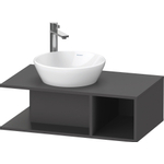 Duravit D-Neo wastafelonderkast 80x26x48cm Grafiet Mat SW641441