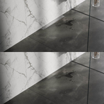 Brauer Douchegoot - 60x7.5cm - muurflens - tegelinlegrooster omkeerbaar - RVS - RVS - geborsteld RVS SW771565