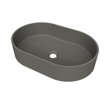 Arcqua Case waskom - ovaal - 55x36cm - mat quartz grijs SW1209103