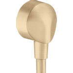 Hansgrohe Fixfit muuraansluitbocht zonder terugslagklep brushed bronze SW486454