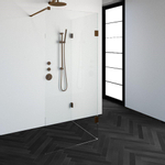 BRAUER Create Inloopdouche - reversed - 90x90cm - profielloos - antikalk - 8mm veiligheidsglas - koper SW486706