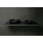 Forzalaqua Verona waskom 40x40x12cm Rond Natuursteen Graniet gezoet SW230765