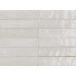 Ragno Look Wandtegel - 6x24cm - 10mm - porcellanato - bianco SW498005