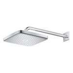 GROHE Tempesta 250 Cube Hoofddouche - 25cm - 1 straalsoort - wandarm 38cm - chroom/wit SW490434