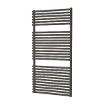 Plieger Florian Nxt designradiator enkel horizontaal 1216x600mm 750W zwart 7255081