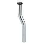 GROHE urinoir spoelpijp 20cm met sprong 2cm O 18mm met O ring chroom 0730459