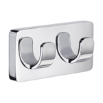 Smedbo Ice Handdoekhaak - 9x5cm - dubbel - chroom SW74392