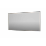 INK SP19 spiegel - 160x4x80cm rechthoek in stalen kader incl dir LED - verwarming - color changing - dimbaar en schakelaar - geborsteld RVS SW955815