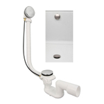 Xenz badafvoer en overloopcombinatie inox SW161781