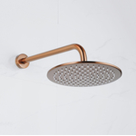 Fortifura Calvi Hoofddouche - 30cm - rond - wandarm 35cm - Geborsteld koper PVD (Koper) SW1212679