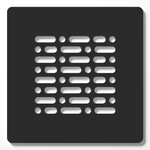 ZEZA Grade douchebakrooster - 13x13cm - Zwart SW1212692