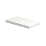 Proline Top fontein afdekplaat gelakt 40x23x3.2cm Mat wit SW350683