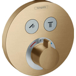 Hansgrohe ShowerSelect S thermostaat afbouwdeel voor 2 functies brushed bronze SW490198