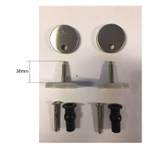 Xellanz Bevestigingset tbv Metro-Amor lang zitting RVS SW373845